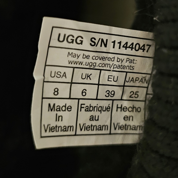 UGG Classic Mini Platform Felted in Black Size 8 S/N 1144047 - Picture 10 of 11